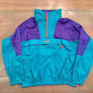 Vintage 80’s Radial Sleeve Men’s Windbreaker Size L